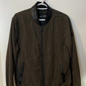 Green Guess Bomber Jacket (M)